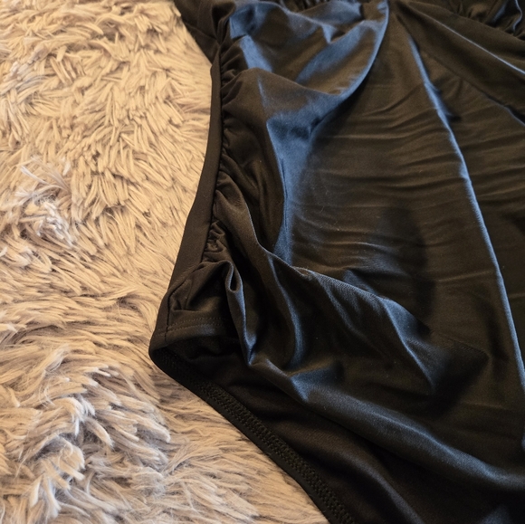 Cupshe Black One Piece Swimsuit Size Large NWT - Picture 11 of 16